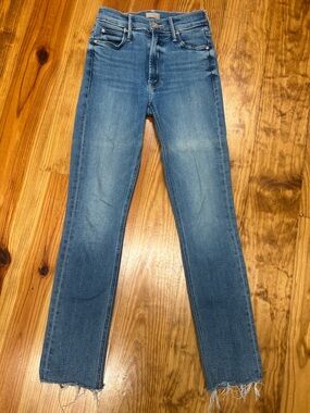 MOTHER Light Blue Denim skinny Jeans size 24